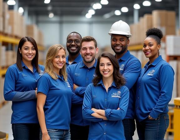 BFF Supply Chain Solutions, LLC operations team at the Las Cruces warehouse facility on Meador Drive