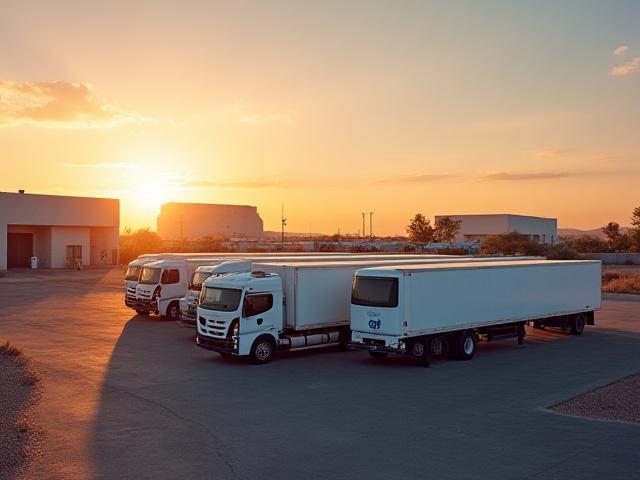 BFF Supply Chain Solutions, LLC refrigerated transport fleet at Las Cruces depot